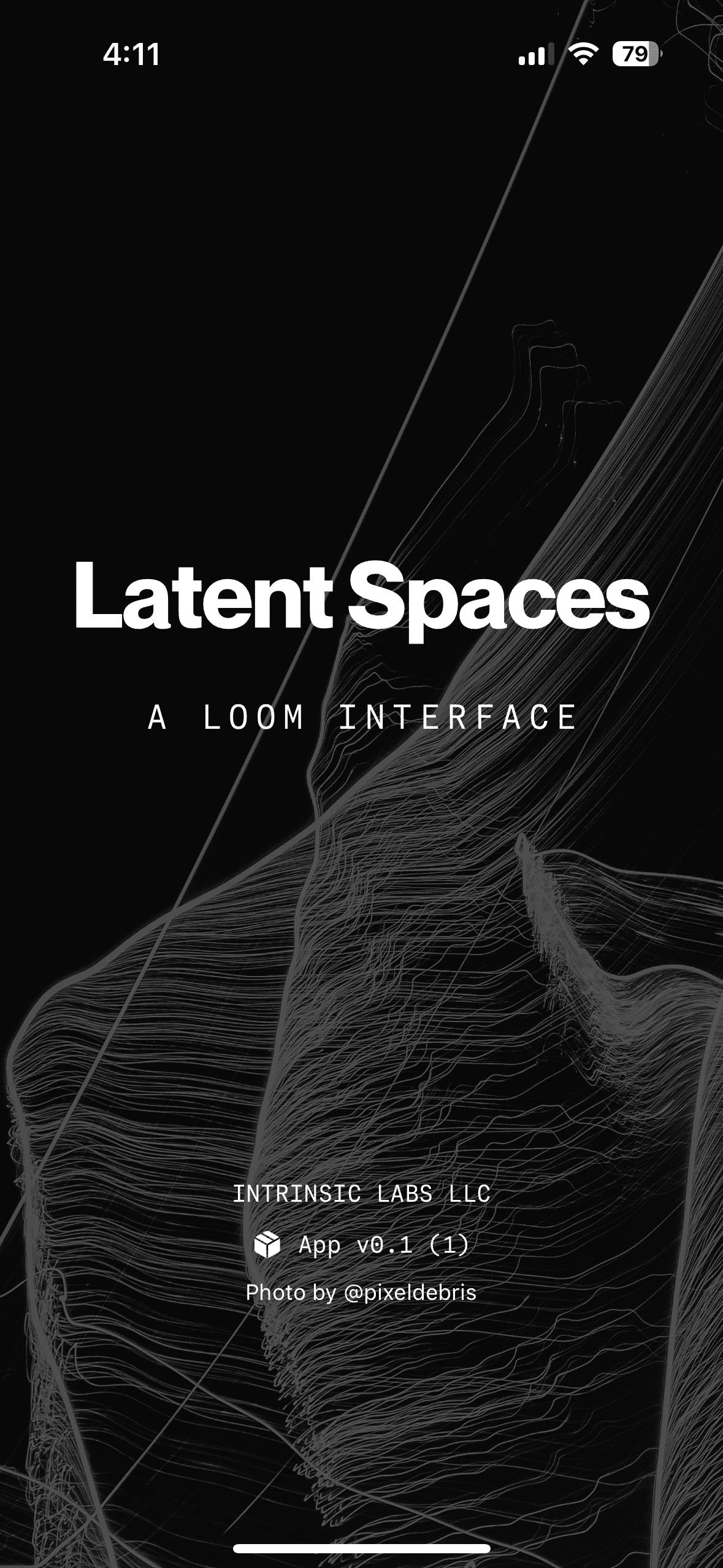 Latent Spaces app screenshot