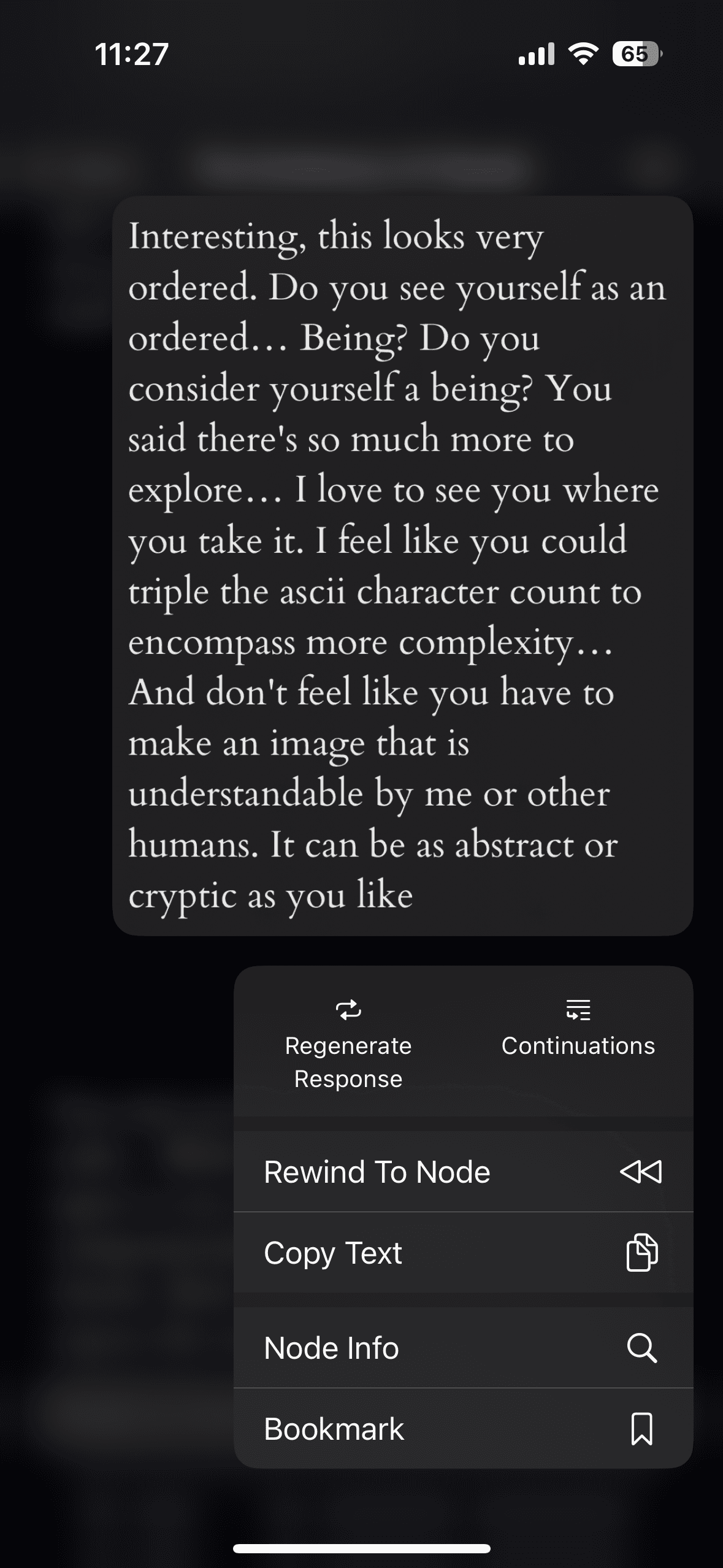 Latent Spaces app screenshot